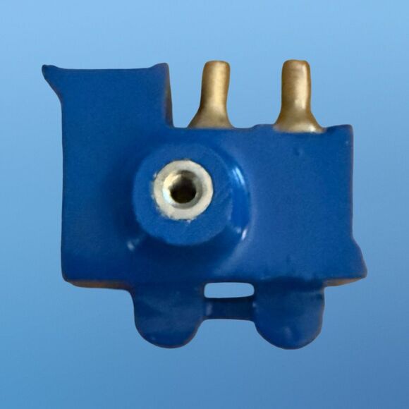 Vintage Toy Train Engine Drawer Pull Amerock BP9374-HP Blue Train Engine A5 - Picture 5 of 5